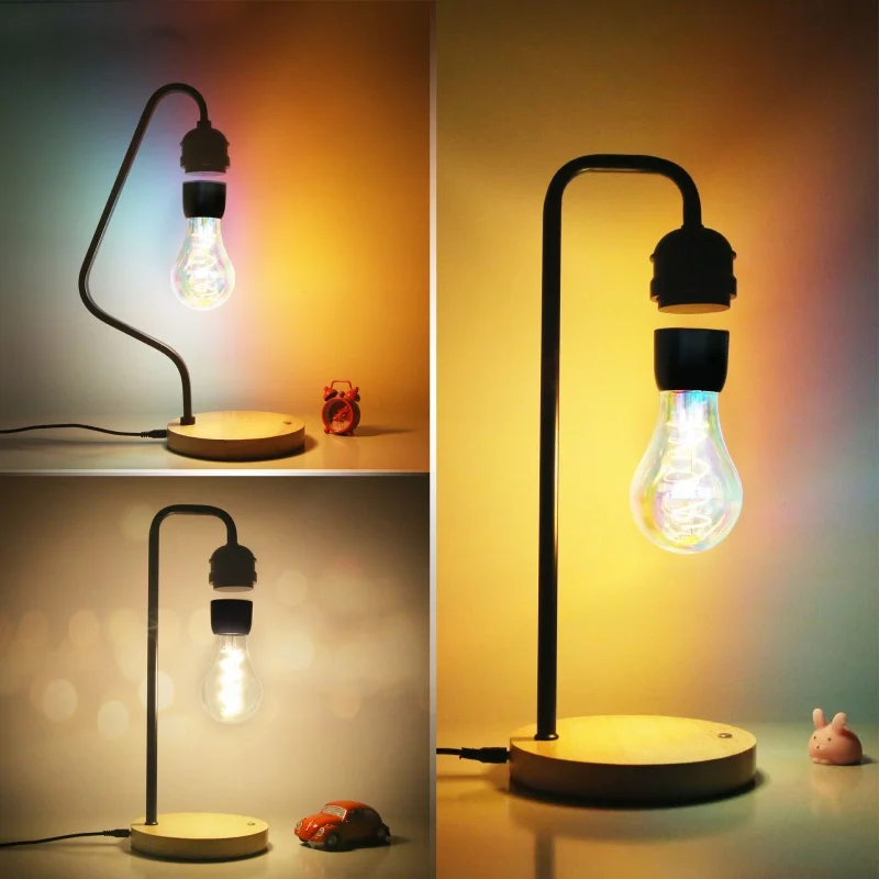 

Homhi Maglev Desk Led Lamp Desktop Home Decoration Accessories For Living Room Deckenleuchte Modern Lanparas HTL-081