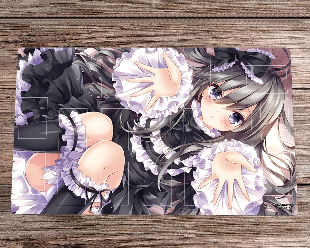 

YuGiOh TCG CCG Playmat Anime Ghost Belle & Haunted Mansion Trading Card Game Mat & Zones & Free Bag Anti-slip Desk Pad Mousepad