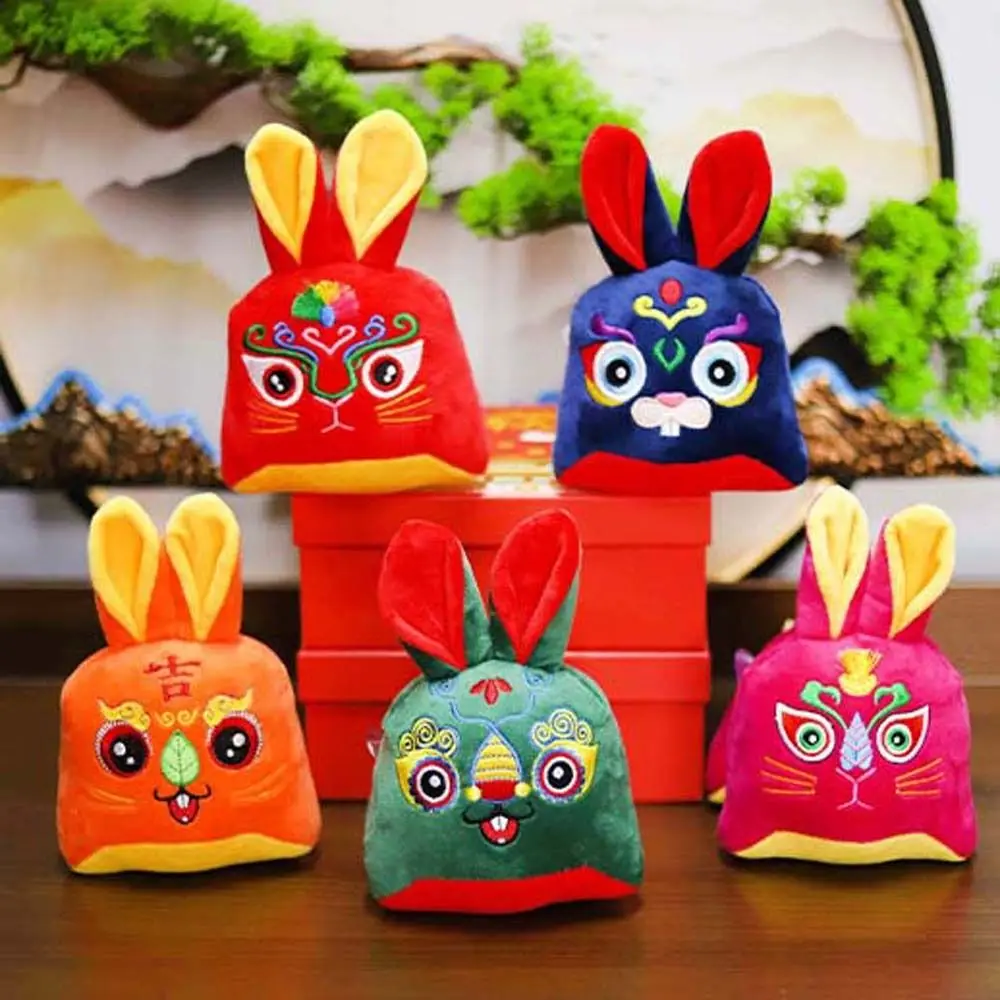

Year Decoration Plush Animal Toy Chinese Zodiac Animal Dolls Rabbit Plush Toy Bunny Plush Doll Stuffed Toys Mascot Doll