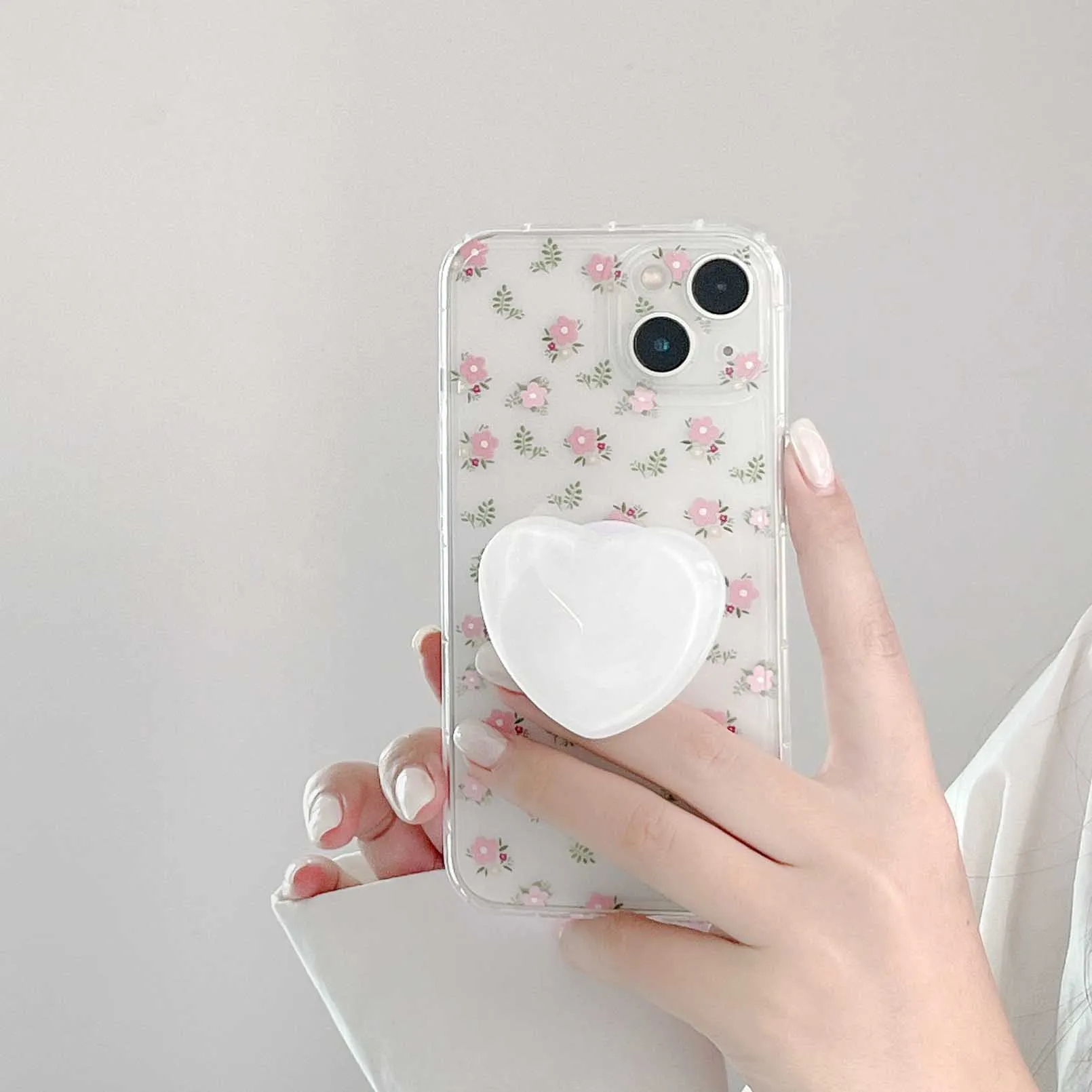 

Little Flower Transparent Phone Case For Iphone 7 8 Plus 12 13 11 Pro Max XR X XSMAX Cover TPU Protection 8Plus 13ProMax Coque