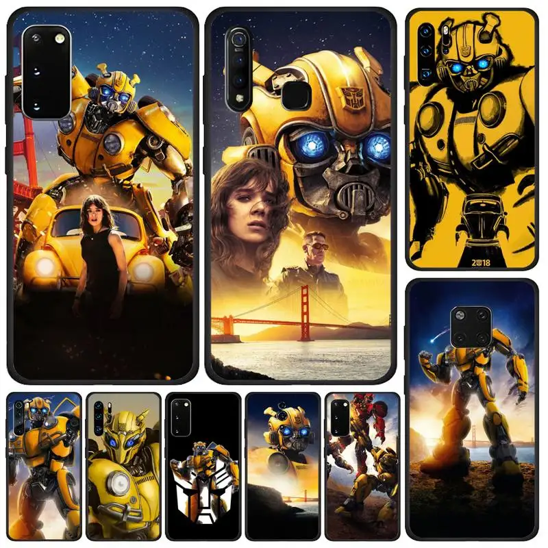 

Movie Robot Bumblebee Transformers Gundam Phone Case For XiaoMi Mi 3 10 6 8 Lite 9 Se 9t Pro Note A2 A1 Phone Cover