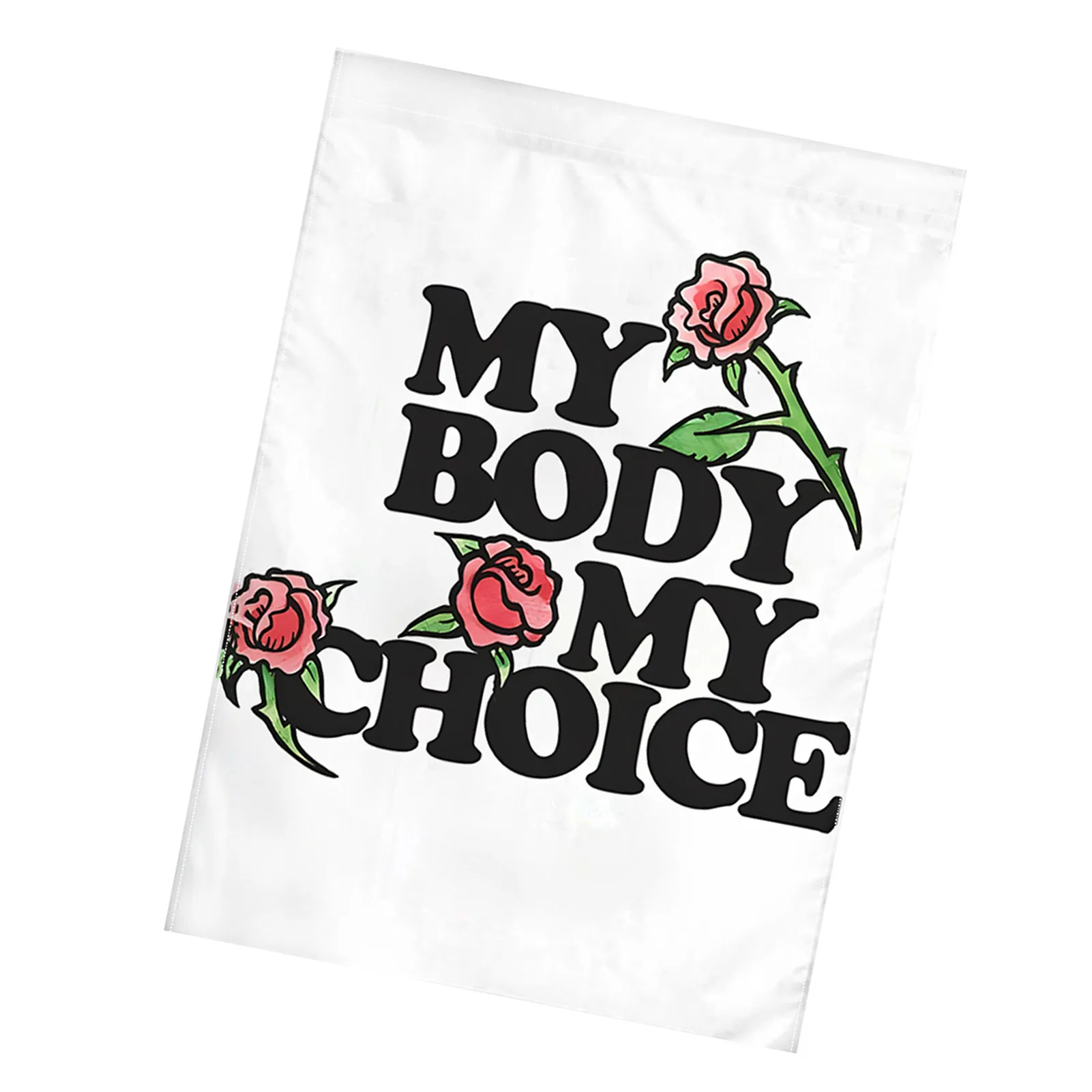 

My Body My Choice Flag Women's Rights Are Human Rights Protest Uterus Pro Choice Flag Sugar & Spice & Reproductive Rights For