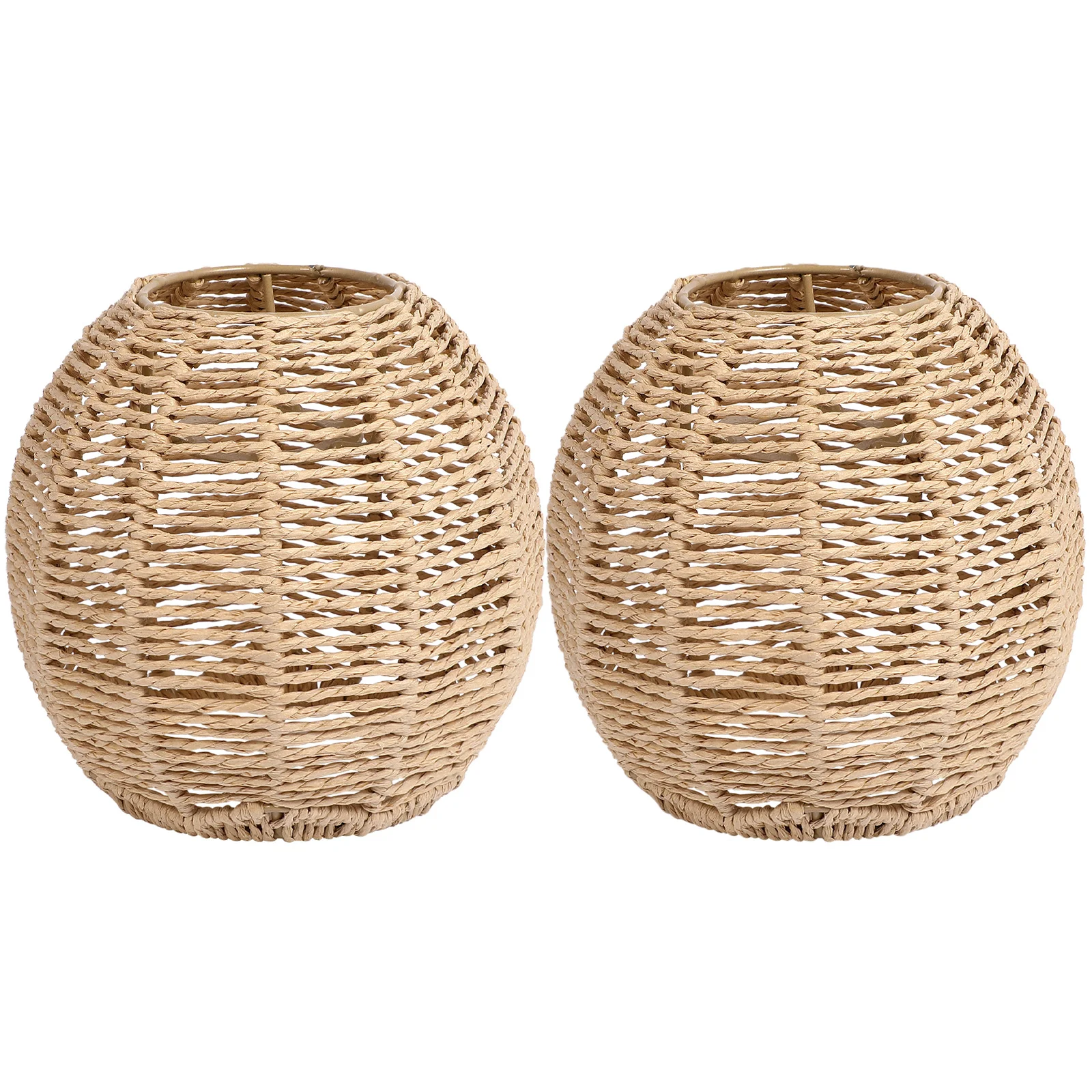 

Lampshade Ceiling Hanging Pendant Light Artificial Rattan Decor Dining Room Woven Japanese Lantern