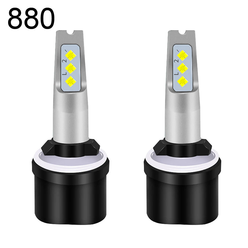 Новые передние фонари автомобиля Mini LED H27 881 880 1:1 DESIGN 55W 20000LM 3000K желтый 12000K синий 6000K белый фары противотуманного света.