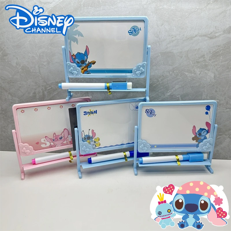 Магнитная доска Disney Stitch с ручкой мультяшная фигурка синяя и розовая детские