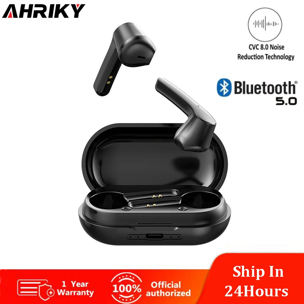 

TWS-стереонаушники AHRIKY с поддержкой Bluetooth 5,0 и зарядным футляром на 350 мА · ч