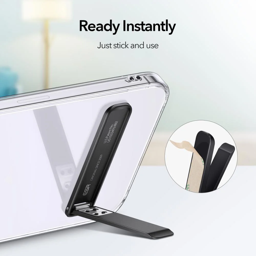 ESR Holder for Phone Stand Kickstand for iPhone 13 12 11 Pro for Samsung Note 20 Xiaomi Phones Boost Metal Stand Foldable Cradle
