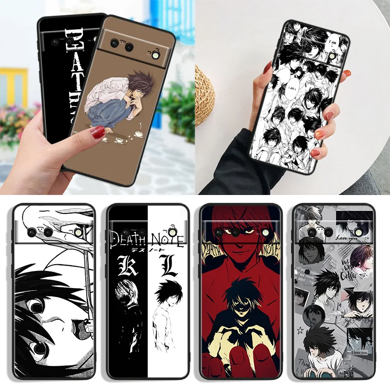 

Anime Manga Death Note Ryuk Shockproof Cover for Google Pixel 7 6a 6 Pro 5 4 4A XL 5G Black Phone Case Shell Soft Fundas Capa