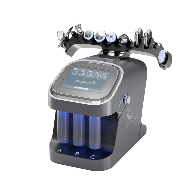 Аппарат для очистки кожи водо-и кислородной струей 10 в 1