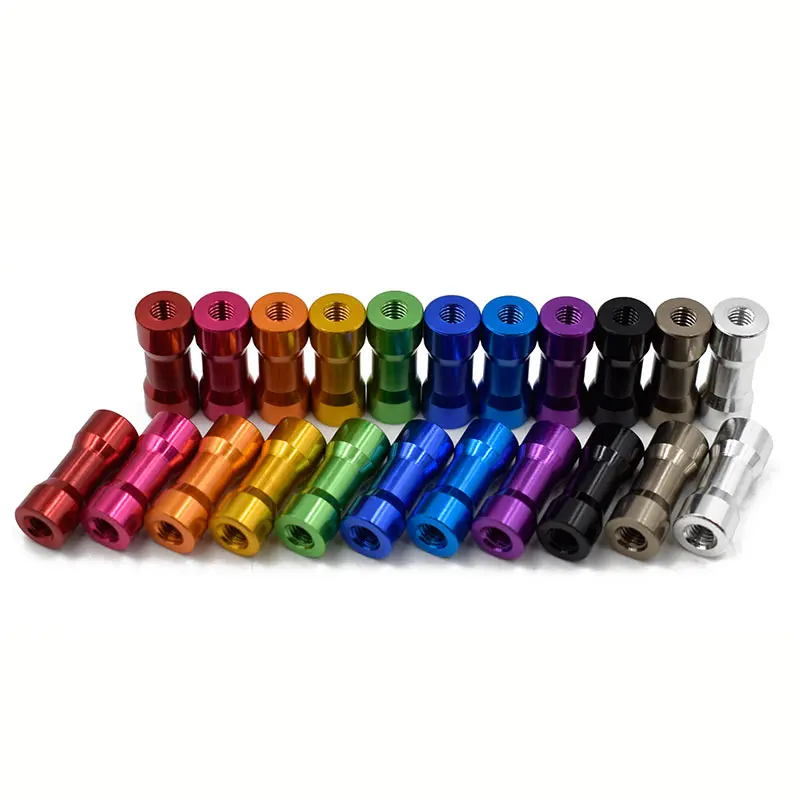 10pcs M3 Aluminum standoffs Stud M3*10/15/20/25/28/30/35mm Double head Round aluminum alloy standoff spacer Pillar for RC Parts - купить по