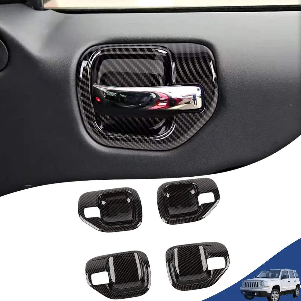 Автомобильная внутренняя дверная ручка декоративная крышка для Jeep Patriot 2010 2011 2012