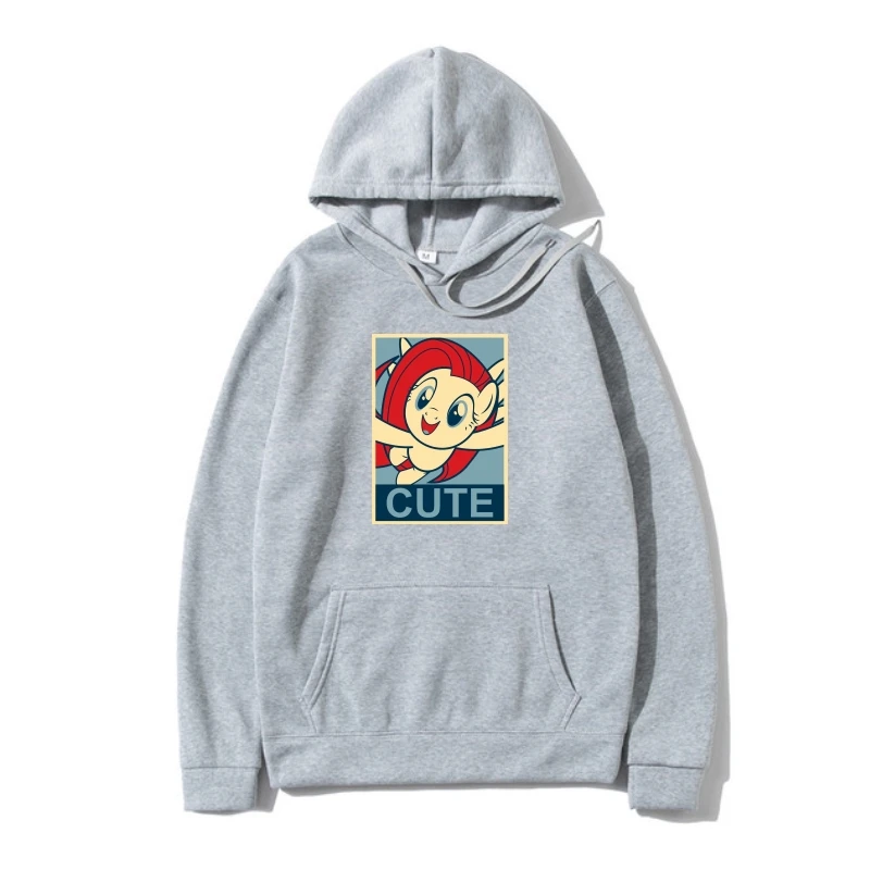 

Мужская верхняя одежда флуттершай с милым постером надежды карикатура из «путешествий» свитшер для женщин и мужчин верхняя одежда