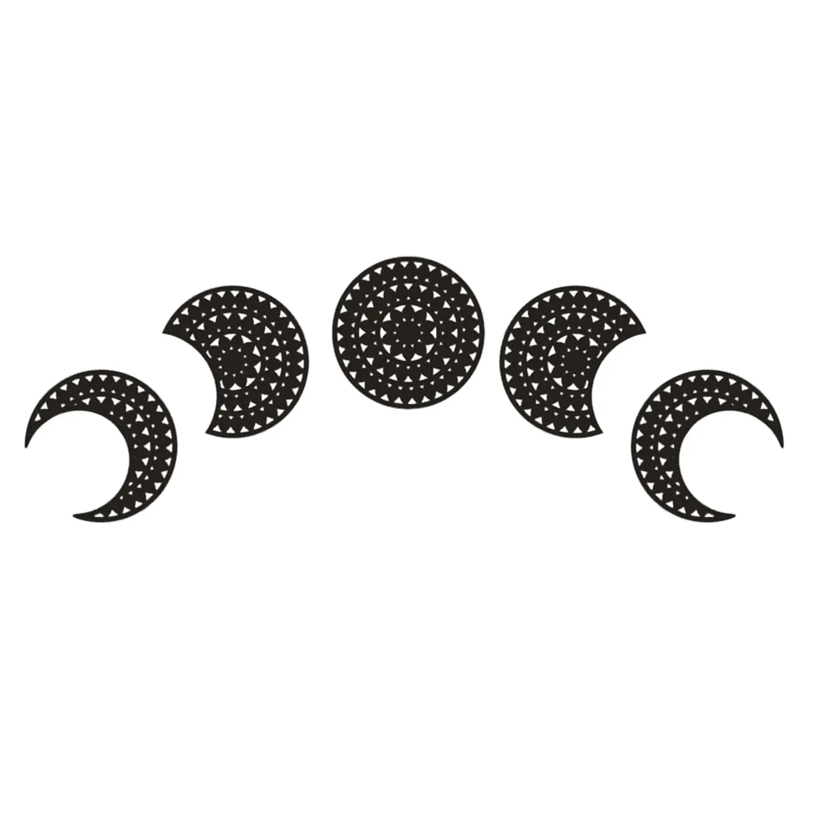 

Декоративные стены в стиле бохо, украшение на стену в виде Луны, фазы Луны, деревянные предметы в богемном стиле, для гостиной, спальни