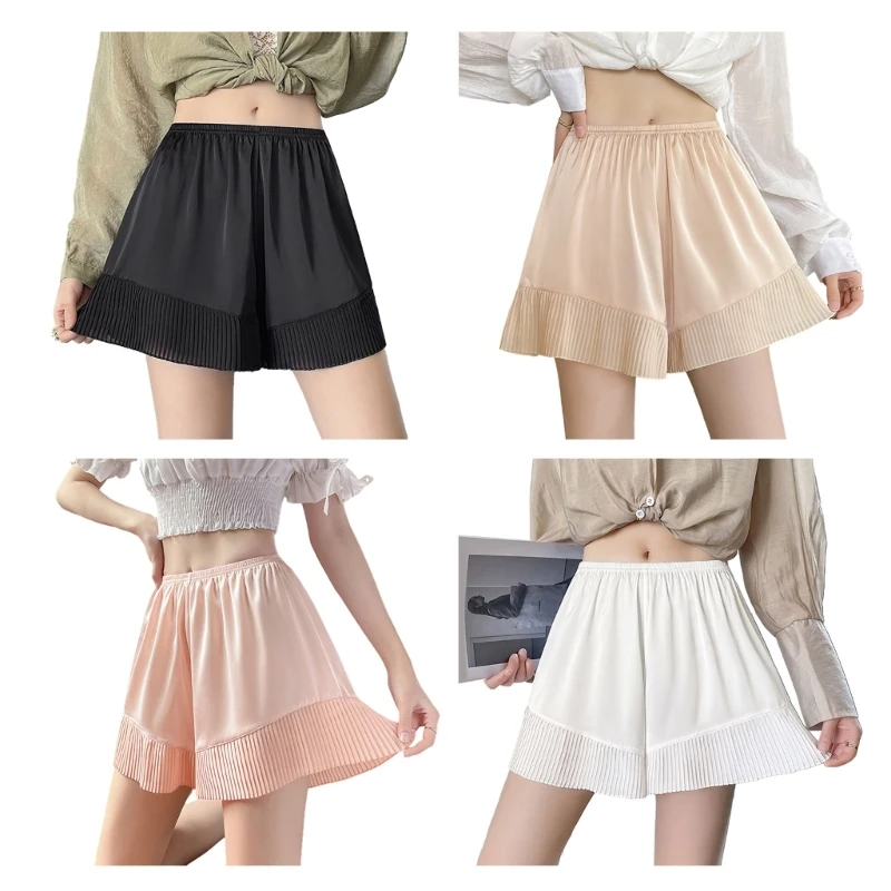 

Women Layering Shirt Layering False Top Shirt Extender Skirt Safety Shorts drop shipping