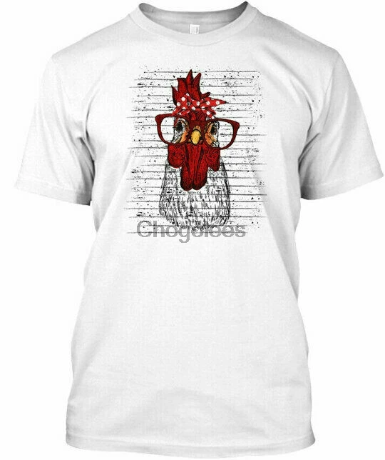 Куриная мама носит стекло с футболкой Styli |