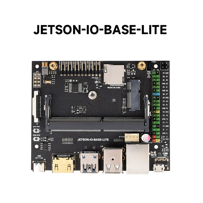 

Базовая плата для Jetson Nano IO Base Lite DEV 4 Гб AI с искусственным интеллектом, Базовая плата GPIO, Базовая плата