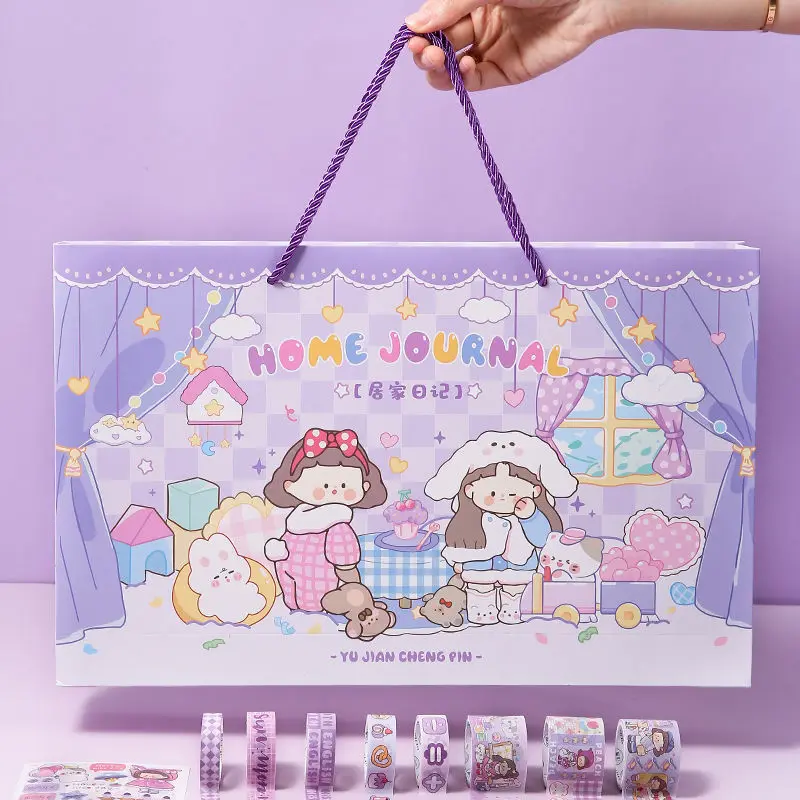 

Изысканный и милый набор ручной учетной записи, Подарочная коробка, высокое качество, Ins Wind, подарок для студентов на день рождения, полный к...