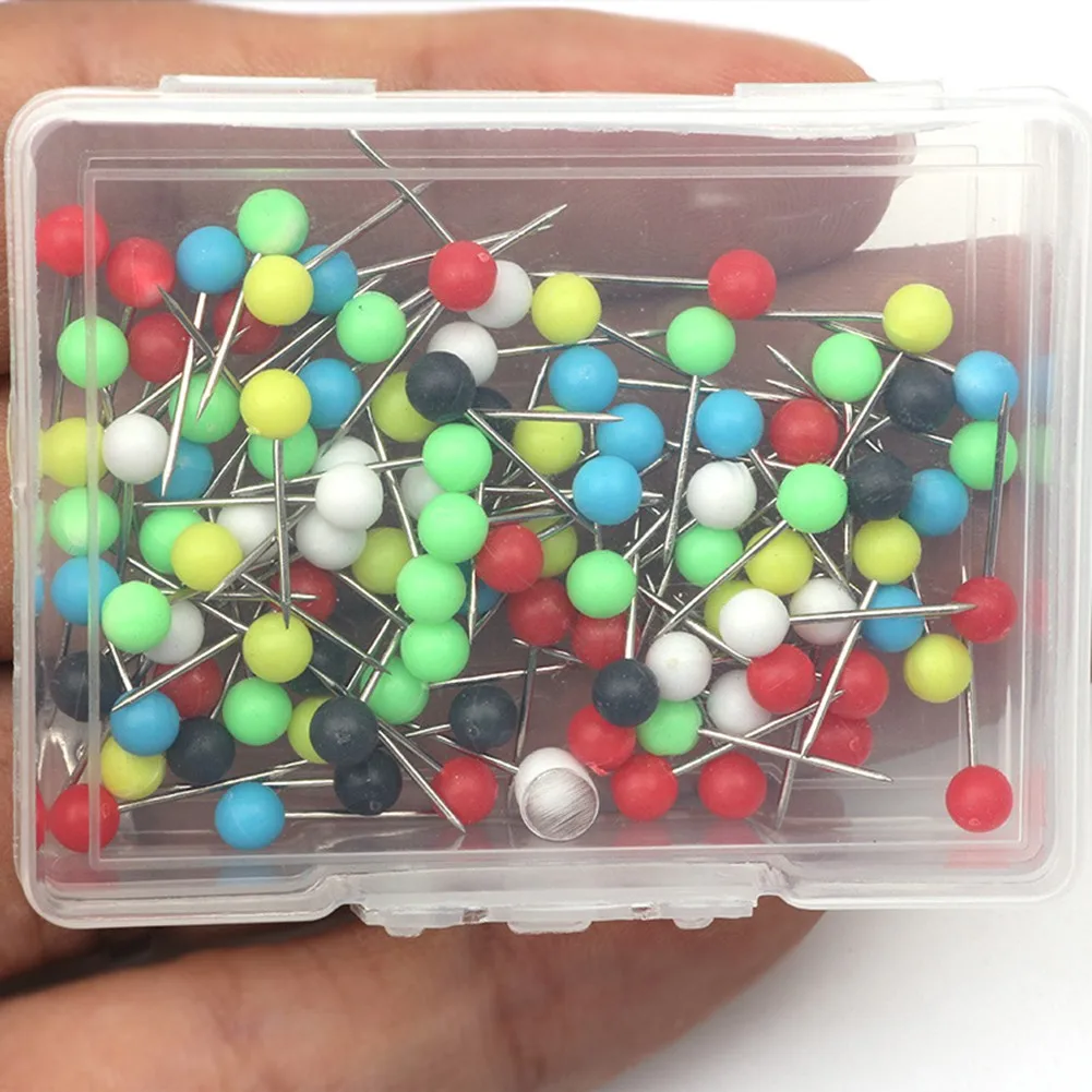 

100 PCS/Box Fishing Line Winder Pins For Carp Fishing Rigs Safe Spare Pins Line Winder Round Plastic Pin Tackle Accessories
