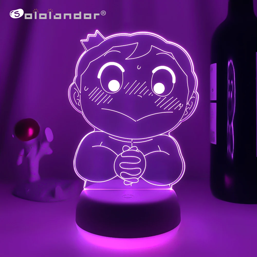 

Led Night Light Anime Ranking of Kings Prince Bojji for Kid Bedroom Decoration Nightlight Birthday Room Decor Gift Manga 3d Lamp