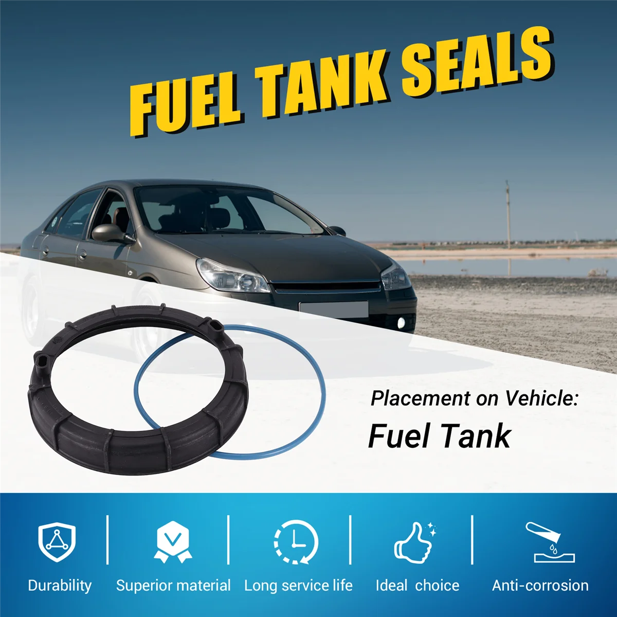 153130 153141 Крышка верхнего кольца насоса уплотнения топливного бака 9633283880 Для Peugeot