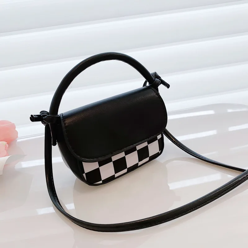

Checkerboard Mini Coin Purse 2022 New Fashion One Shoulder Messenger Bag Fashion Lipstick Small Square Crossbody Bags for Women