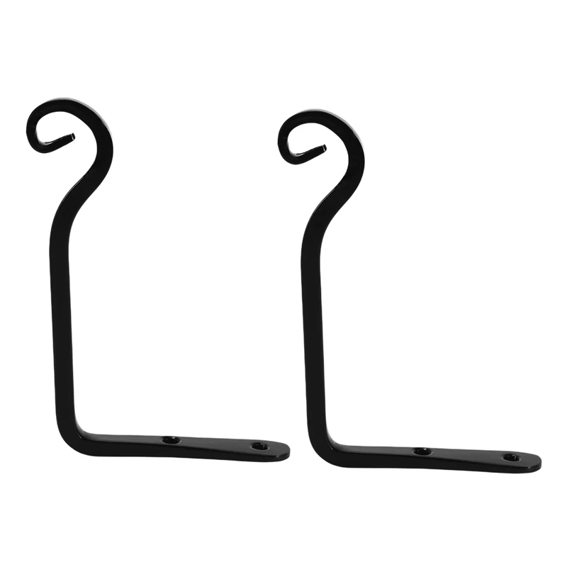 

Железная настенная вешалка крюк для растений, 6 дюймов, подходит для подвешивания цветочных горшков, фонариков, кормушек для птиц, 2 шт.