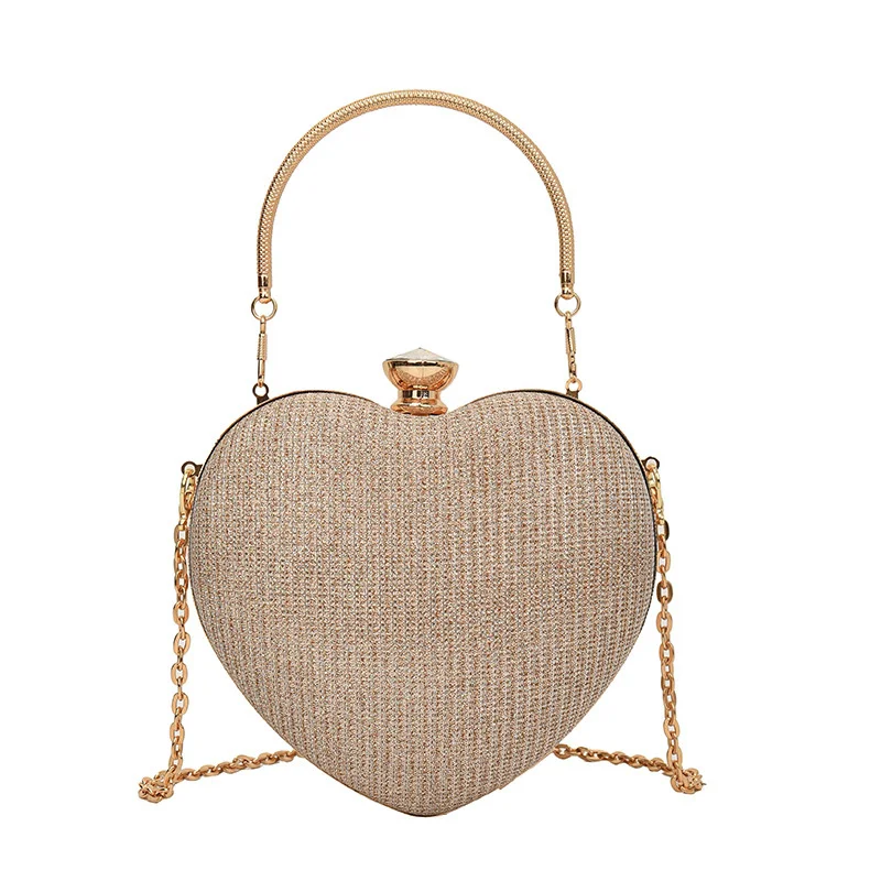 

Женская сумка-тоут на плечо, с цепочкой в форме сердца