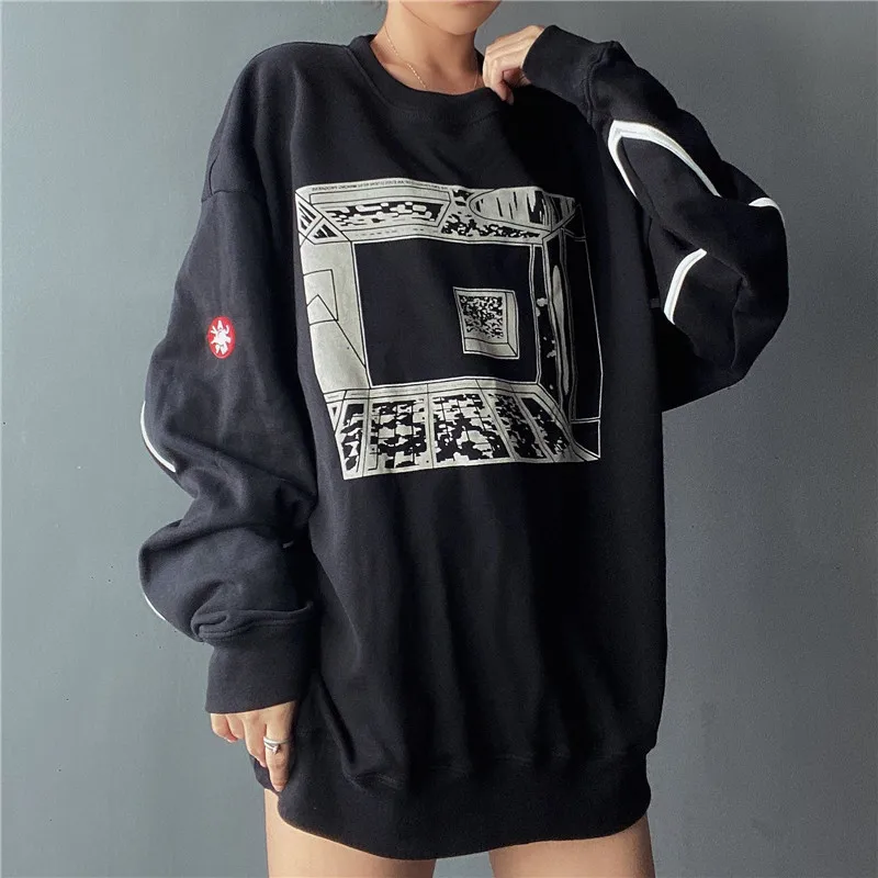 

CE CAVEMPT 20AW UNBALANCE PROGRESS CREW NECK Crewneck Pria Wanita 1:1 Kualitas Tinggi Kaus Hoodies Cavempt