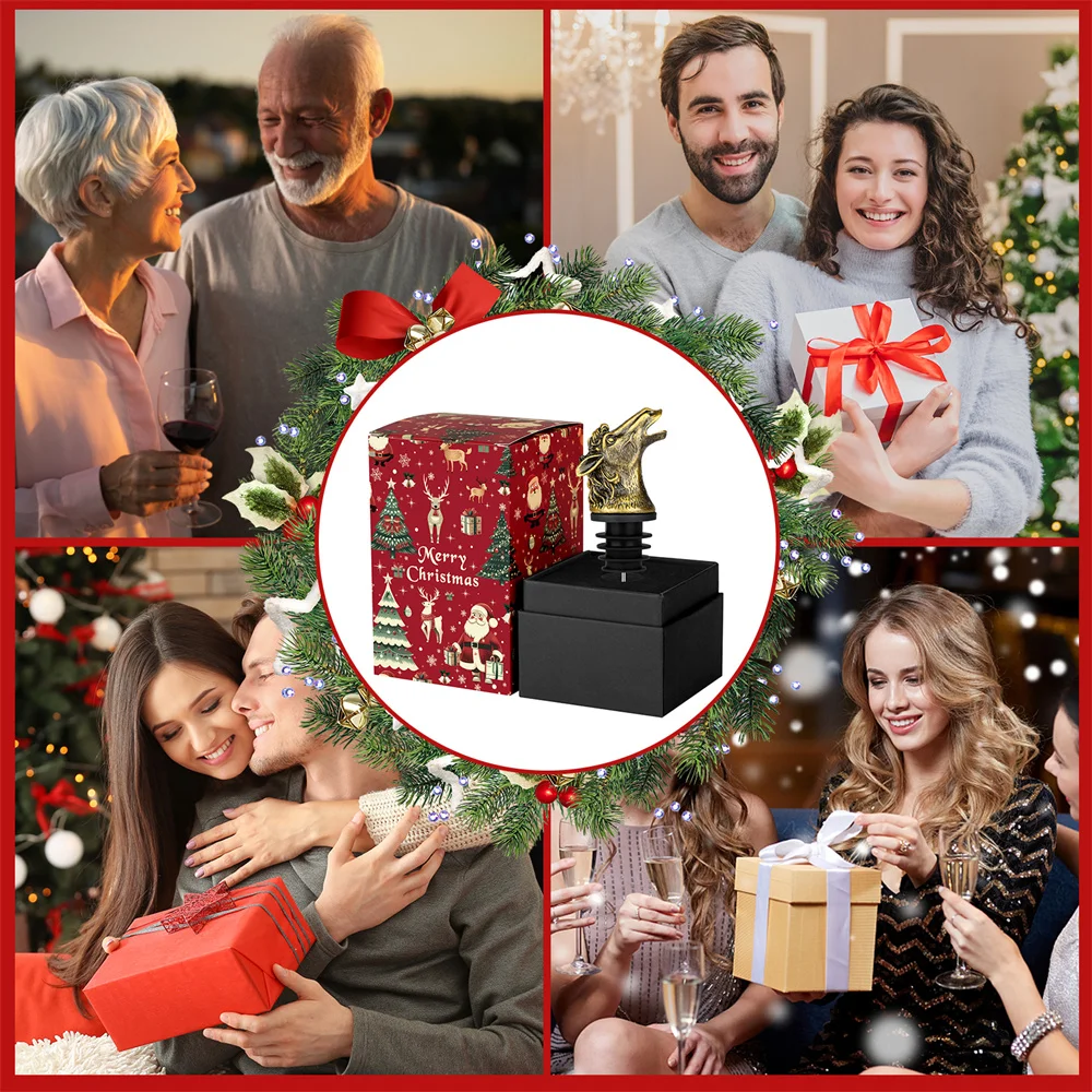 Ретро металлическая голова лошади винный рот барные аксессуары шампанское