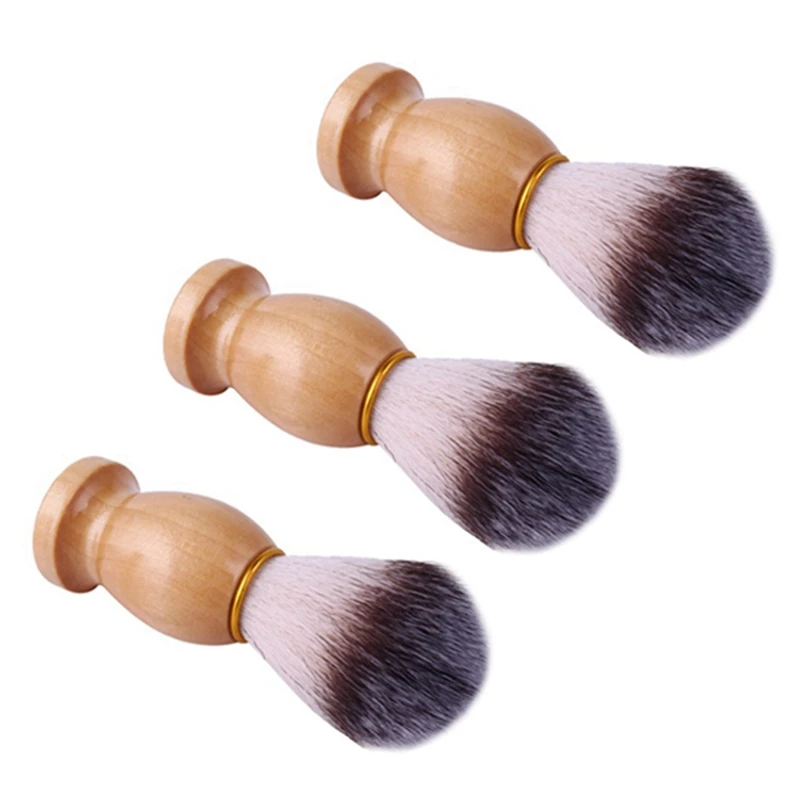 

1Set Soft Bristle Beard Brush Men's Beard Brush Men's Facial Cleansing Beauty Shaving Brush