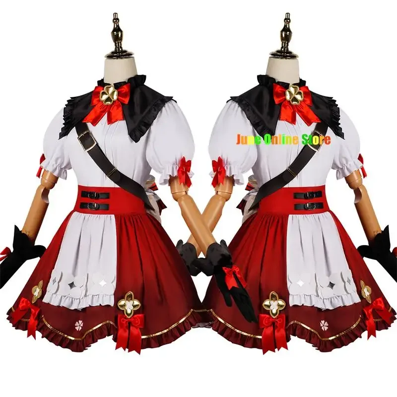 Новинка косплей из кожи Кли цветущая Звездная игра геншин ударный костюм женское