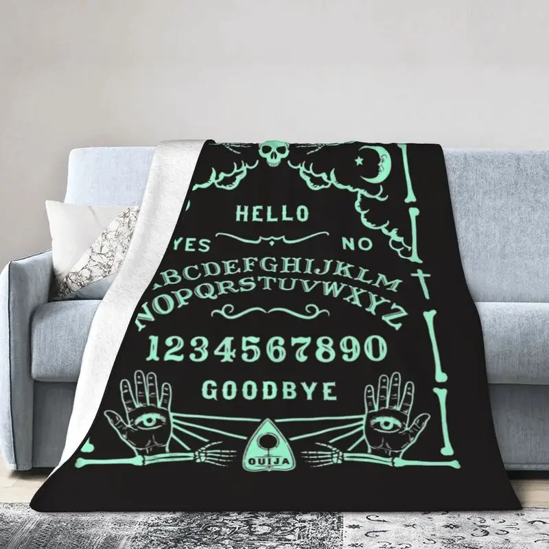 

Ультра-мягкое Флисовое одеяло Spirit Ouija, фланелевое одеяло для Хэллоуина, одеяло для спальни, путешествий