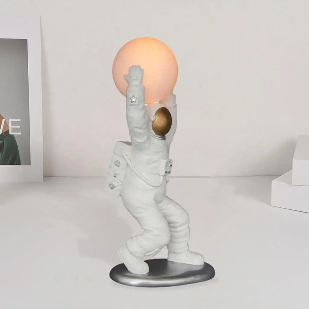 

Astronaut Figurine Night Light Art Model Outer Space Lamp Statue Home Decor