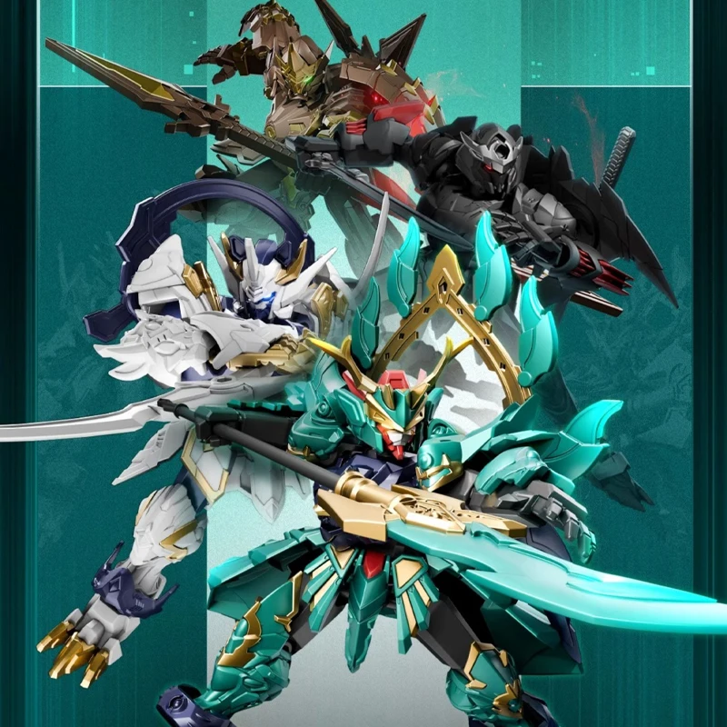 Аниме Тибетский Qinglong Yuanling война летопицы белый тигр сборная модель игрушка