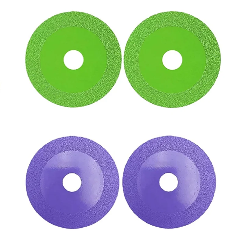 

4Pcs Glass Cutting Disc Saw Blade Wheel Glass Ceramic Cutting for Angle Grinder 4 Inch Diamond Saw Blade Wheel