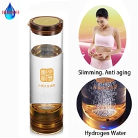 hydrogen rich generator ionizer for pure h2 water bottle titanium platinum electrolysis glass cup home office healthy gift