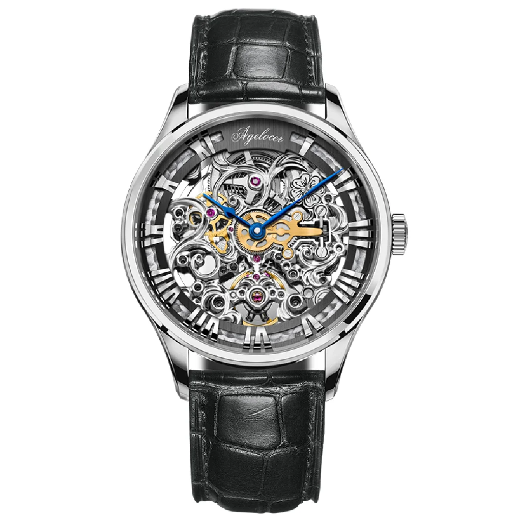 

AGELOCER Original Brand Men Automatic Mechanical Watch Skeleton Military Relogio Male Montre Men Watches Relojes Hombre