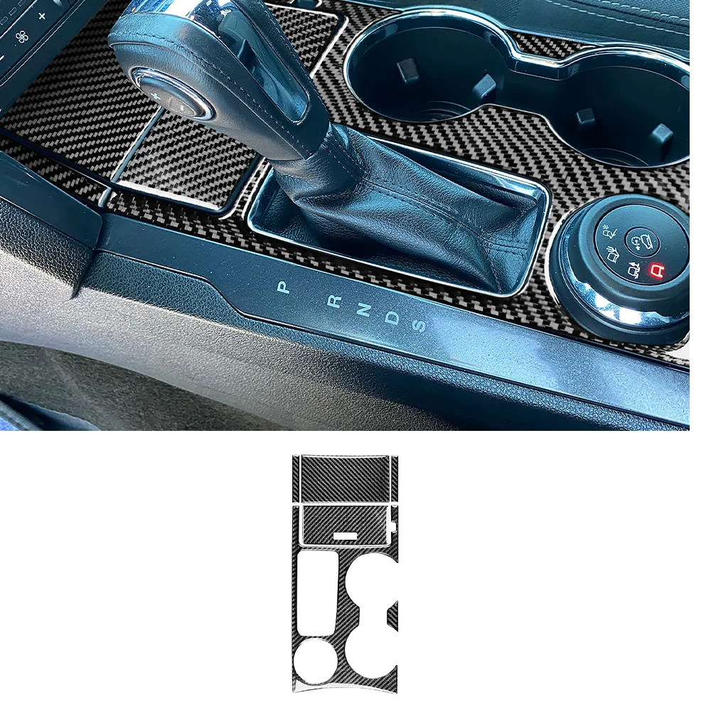 

for Ford Explorer 2013-2019 Gear Shift/ Cigarette Lighter Panel Decoration Cover Trim Sticker Decal Car Interior Accessories