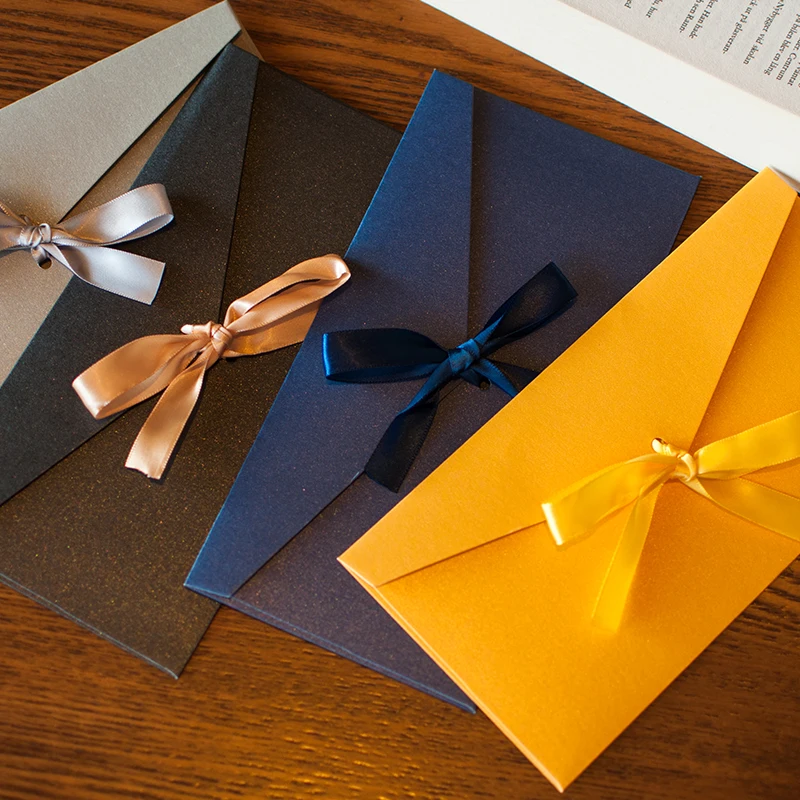 1 шт. Простой Конверт в стиле ретро с цифрами и пятью деловое приглашение любовь