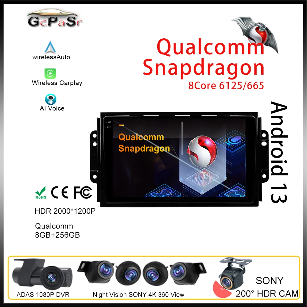 

Qualcomm Android Auto For Chery Tiggo 3 2016 - 2018 Car Radio Multimedia Video Player Navigation Stereo GPS QLED BT No 2Din DVD