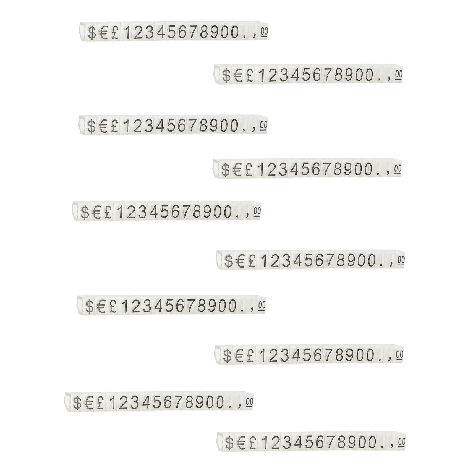 

Price Tag Signs Store Display Advertising Number Label Jewelry Supermarket Labels