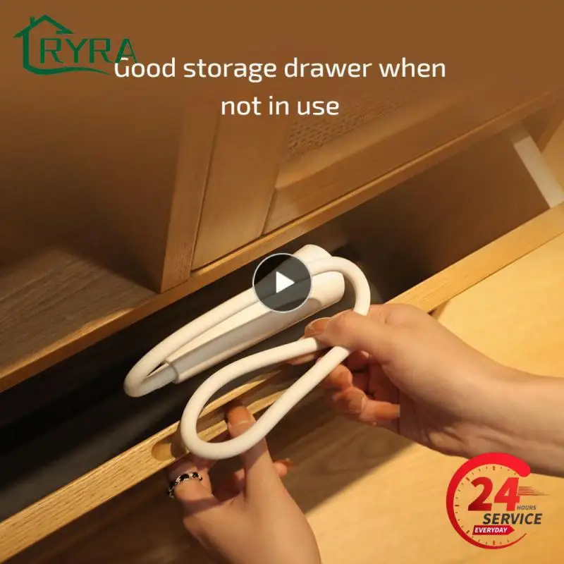 

Flexible Hose Reading Lamp Brightness Adjustable White Mini Rechargeable Table Lamp Random Hanging Led Lights Uniform Light