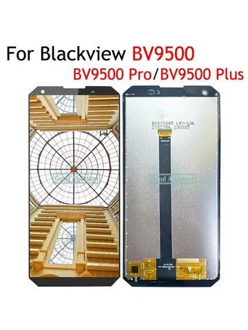 5,7-дюймовый черный для Blackview BV9500 BV9500 Pro BV9500 Plus ЖК-дисплей с сенсорным экраном и дигитайзером в сборе, замена панели