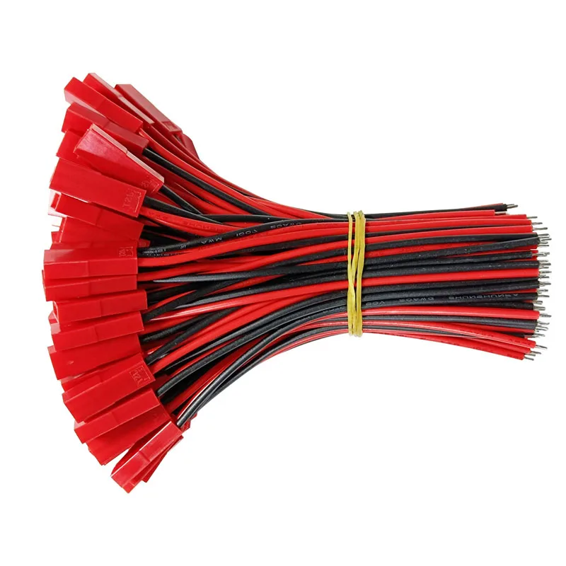 

10 Pairs Female & Male Red Plug Housing Crimp Terminal Connector Kit 20AWG 22AWG 24AWG WireCompatible with JST SYP