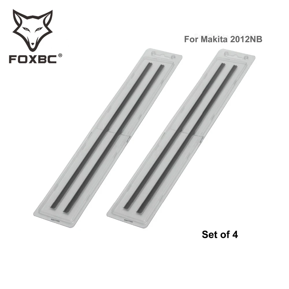 

FOXBC Лезвия для строгального станка Makita 2012 и 2012NB, 2 комплекта