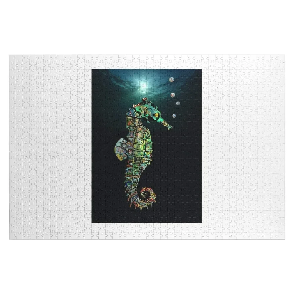 Пазл Морской конек персонализированный с персонализированным фотографией