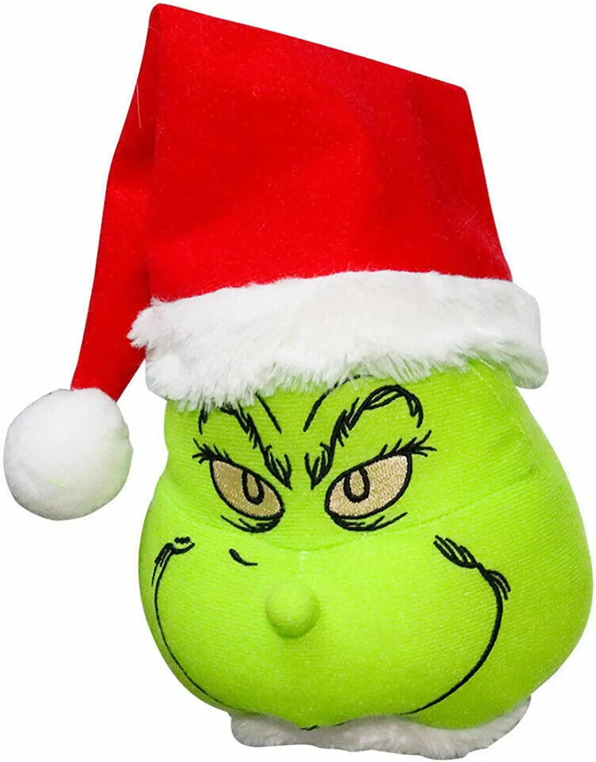 Christmas Tree Decorations, Plush Doll Grinch Head Ornament , Elf Body Decor, for Christmas Tree Holiday Party