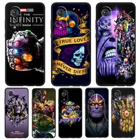 marvel avengers thanos for honor 60 50 20 se pro x30 10x 10i 10 9x 9a 8x 8a lite silicone soft tpu black phone case capa cover