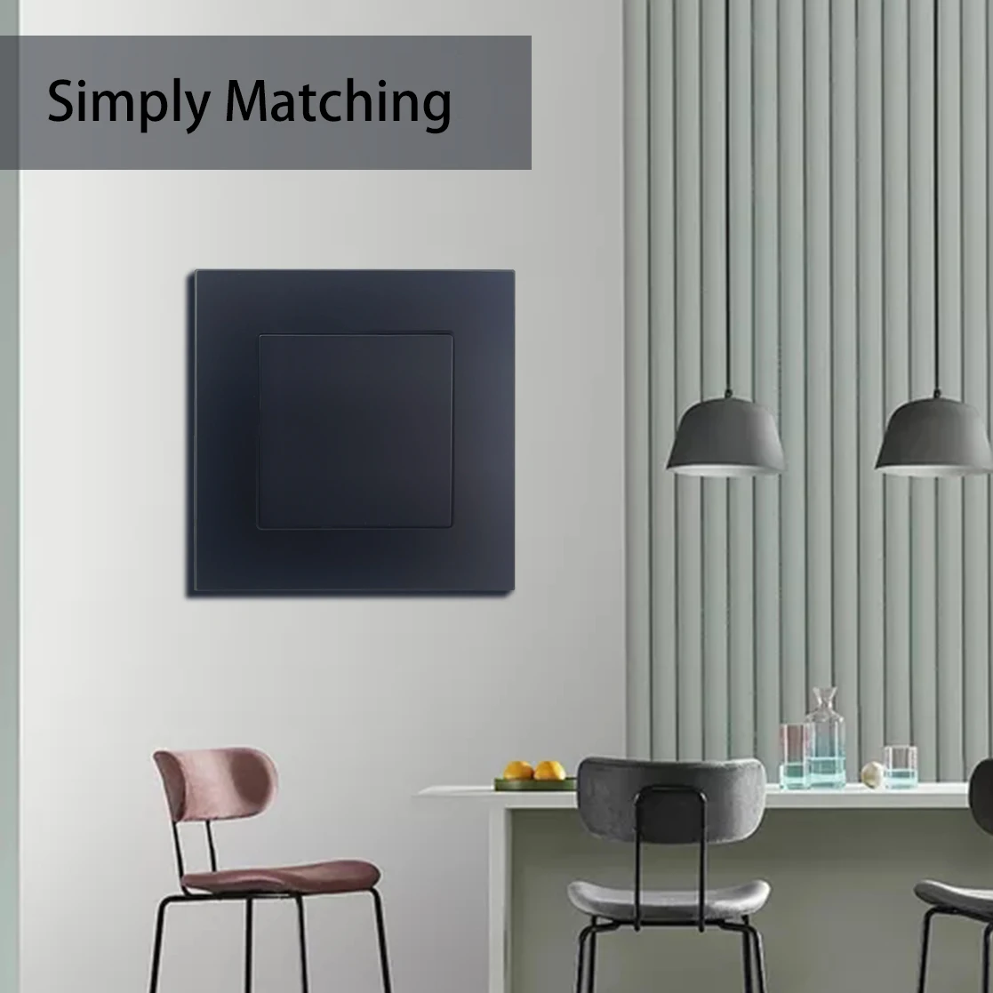 Немецкая настенная розетка европейского стандарта с французской вилкой USB-порта