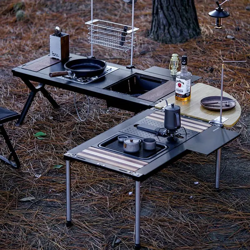 Складной стол для кемпинга из алюминиевого сплава легкая рама портативный